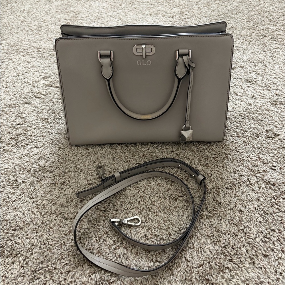 Michael Kors Elegant Gray Satchel - Picture 1 of 8